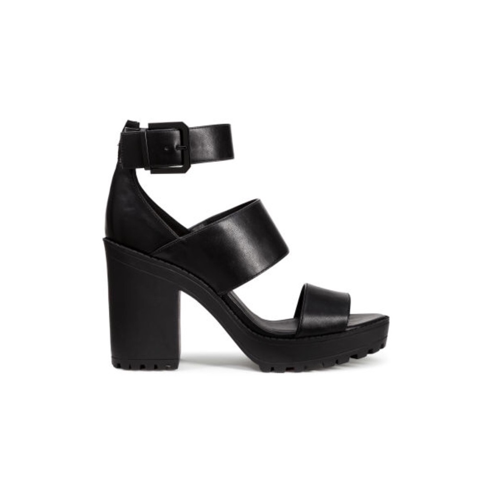 H&M Black Platform Sandals